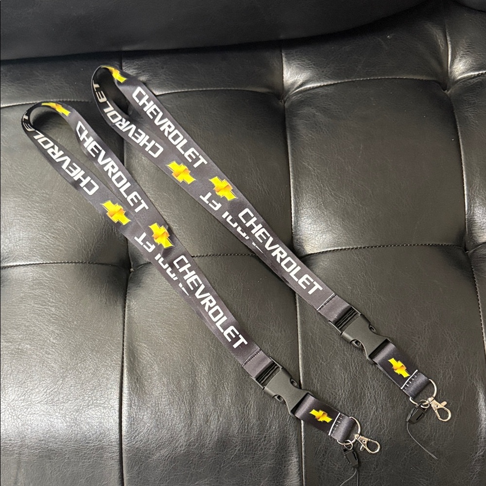 Chevrolet Black Lanyard with Yellow Accents
